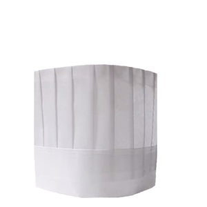 Chef Hat Non Woven Cap White Medium Tall Kitchen Use Disposable Hotel Restaurant Canteen Supply - Product Image 5