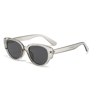 New Trend Cat Eye Sunglasses Retro Oval Frame Shades Glasses Fashion Retro Fashion Glasses for Women Men - Product Image 4