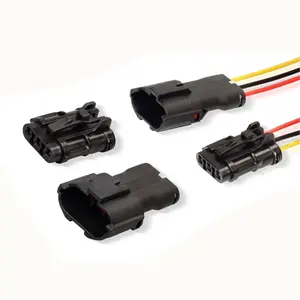Conjunto de cabos automotivos personalizados 3P preto 3 Conectores automotivos KET MG640329-5 MG610327-5