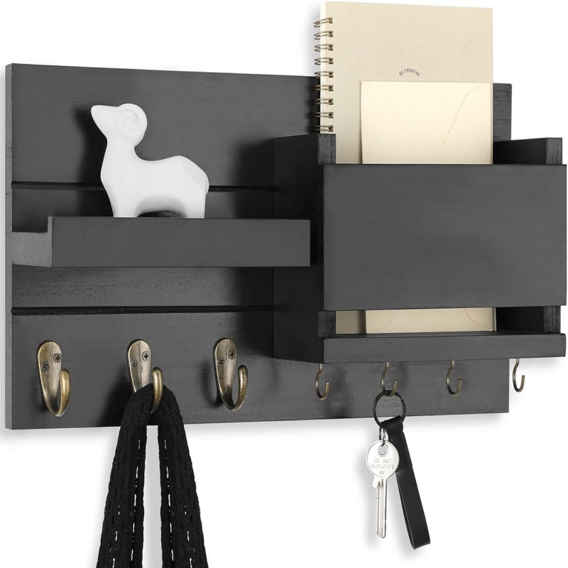 3 types de supports de courrier-noir 42219