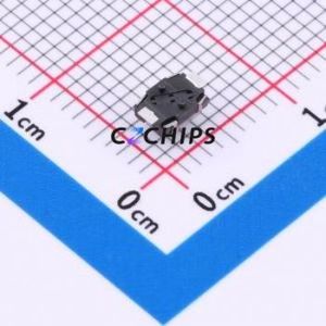 TS05-TDW1FH2.5 Tactile Switch SMD,3.9x3mm Switch Single Pole Single Throw Round Button 2.5N Vertical Mount - Product Image 2