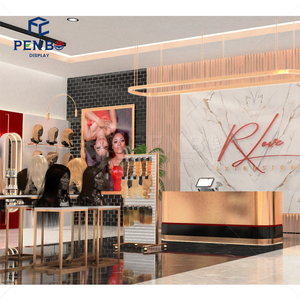 Modern Hair Salon <strong>and</strong> Wig Shop Interior <strong>Design</strong> Custom Furniture, Display Cabinets <strong>and</strong> Wig Store <strong>Layout</strong> Solutions - Product Image 4