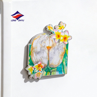 Aimant de réfrigérateur personnalisé avec photo souvenir de pays ou de ville, impression UV personnalisée sur mesure, cadeau promotionnel Longzhiyu, 20 ans d'expérience