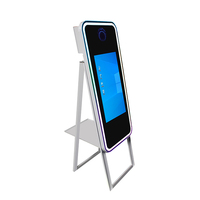 Cadre lumineux LED 40 pouces Miroir portable Selfie Smart Touch Miroir Photomaton Miroir magique abordable