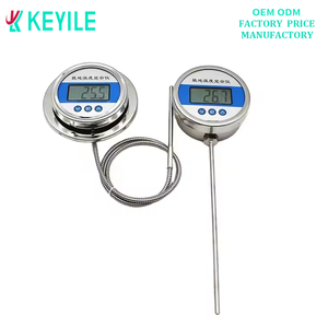 Máy phát nhiệt độ kỹ thuật số Nhiệt kế lưỡng kim nhiệt kế và bền chống sốc đo áp suất - Product Image 4