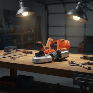 Sierra de cinta portátil inalámbrica de 2.56 pulgadas de corte profundo con velocidad variable (solo herramienta) - Product Image 2