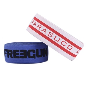 Personalizado 1-8cm Nylon Jacquard Belt Carta Underwear cintura cinto bandas elásticas - Product Image 1