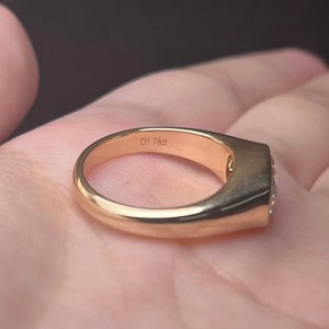 안스터 주얼리 IGI 인증 1.78캐럿 랩그로운 다이아몬드 반지 14k <span class=keywords><strong>18k</strong></span> 금반지 인기 있는 약혼 파티 선물 반지 - Product Image 4