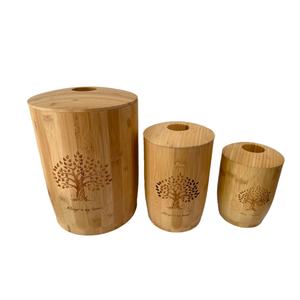 Urne funéraire moderne en bambou scellée, portable, pour animaux de compagnie, pour les cendres des êtres chers - Product Image 2