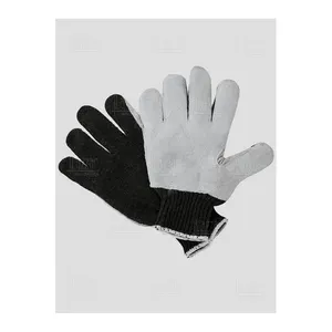 Pamuk takviyeli iş eldivenleri avuç içi yem Premium kalite el koruma güvenlik Premium kalite