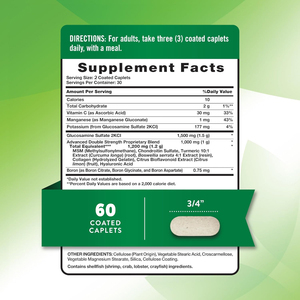 OEM ortak hareketlilik zerdeçal glukozamin kondroitin MSM sert kapsül glukozamin kondroitin kapsüller ortak destek takviyesi - Product Image 2