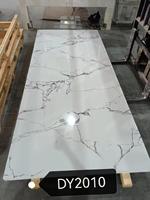 Panel de Pared Interior Moderno de PVC, Diseño de Mármol de Alto Brillo, Resistente al Agua y a las Manchas, para Uso Doméstico y en Gimnasios