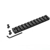 Plaque de Rail de Guidage Tactique en Métal Aluminium de 20mm, Écrou de Rail de Sécurité, Clé à Vis avec Jeu de Rotation de Sangle 3 5 7 9 11 13