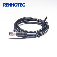 Connecteur de câble M8 étanche, Type de moulage mâle, 3 4 5 6 8 broches, capteur/caméra/Signal personnalisé 1m 2m 5m 10 m