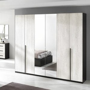 الحديثة الميلامين أثاث غرف النوم MCAA011 مجموعات غرفة نوم أثاث خشبي - Product Image 3