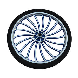 ล้อรถเข็นทำจาก<span class=keywords><strong>ยาง</strong></span>แข็งขนาด<span class=keywords><strong>20</strong></span> "<span class=keywords><strong>20</strong></span>นิ้วล้อไอศ<span class=keywords><strong>ก</strong></span>รีมสำหรับงานหนัก - Product Image 1