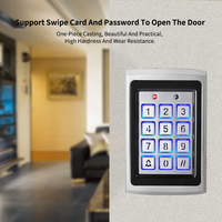 SZEPIN WG26 Contrôle d'accès autonome RFID à proximité avec clavier, contrôleur d'accès en métal, clavier en métal, 13,56 MHz