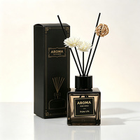 Diffuseur de parfum d'ambiance professionnel 50ml, longue durée, arôme floral fruité naturel, avec décor floral