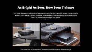 Nuevo proyector inteligente Dangbei Atom, primer proyector láser de Google TV, versiones globales portátiles Dangbei, proyector 4K 1080P