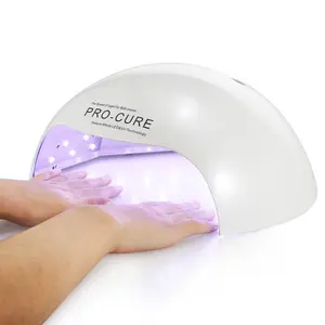 Private label cordless uv gel nail machine 72 watts led nail lamp 2 hands