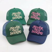 Gorra Trucker Personalizada con su Propio Logotipo, 5 Paneles, Malla, Impresión de Logotipo en Relieve, Gorra Trucker de Espuma al por Mayor