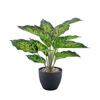 Plantes Artificielles d'Intérieur Décoratives, Bonsaï en Plastique avec Pot, Grandes Plantes Artificielles d'Imitation