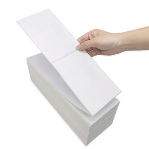 ファンフォールドダイレクトサーマルラベル 4 x 6 ゼブラ対応配送ラベル 1000枚入り スタックタイプ 白色 永久ラベル - Product Image 3