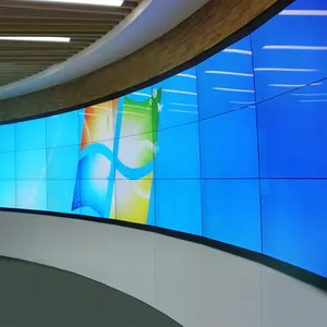Panel de pantalla LCD para sistema de videovigilancia, pantalla de pared de vídeo para publicidad en interior, 4K, 55 pulgadas, 3x3, 4x4, para monitoreo