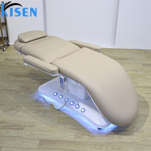 Kisen Table de Massage Électrique de Qualité Supérieure pour Soins Esthétiques, Tatouage et Extensions de Cils, avec Éclairage LED Tendance, Commande au Pied et Couleur Personnalisable - Product Image 3