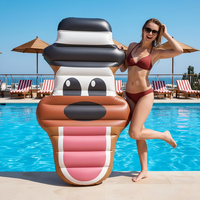 Colchón inflable personalizado de fábrica ISO9001 para perros, piscina, balsa y playa, flotador, parque acuático, diversión para niños y adultos para uso escolar