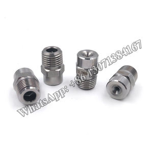Vente chaude 1/8 1/4 BSPT NPT SS304 Buse de <span class=keywords><strong>jet</strong></span> complet à angle standard de pulvérisation à cône complet - Product Image 2