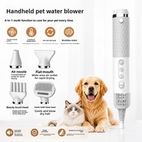 Sèche-cheveux brosse pour animaux de compagnie, chiens et chats, avec soin ionique, moteur haute vitesse, contrôle de la température, outil de nettoyage pour animaux