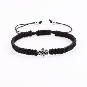 Schattige Cz Pave Vriendschapsarmband <span class=keywords><strong>Macrame</strong></span> Geweven Handkoord Gevlochten Armband Voor Dames En Heren - Product Image 5