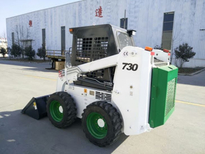 Minipala caricatrice compatta 1605A con benna da 0,5 m³ e capacità di carico di 1,6 tonnellate, resistente per lavori comunali - Product Image 4