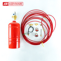Asenware Fm200 Tube d'incendie à gaz automatique HFC-227ea système d'extinction d'incendie