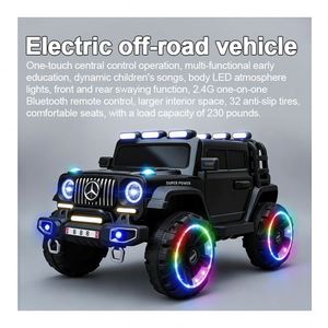 Auto Eléctrico para Niños de 4 Ruedas con Doble Tracción, Motor 390, Luces LED, Batería de 12V7Ah, Asiento Extra Espacioso, Duradero y Seguro - Product Image 5