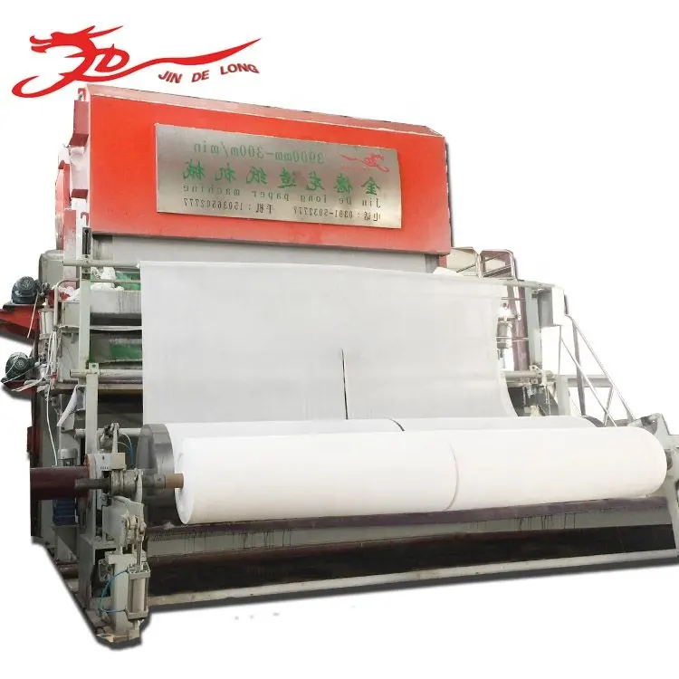 Jindelong-máquina de fabricación de papel higiénico totalmente automática, línea de producción, precio de fábrica