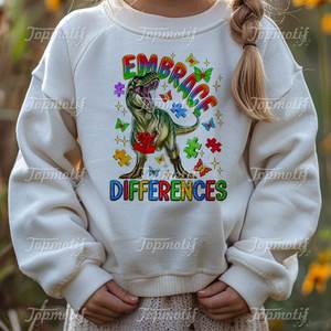 ドラゴン抱擁デザインデカール自閉症DTFアイロン乗り継ぎステッカーパーカーTシャツ - Product Image 3