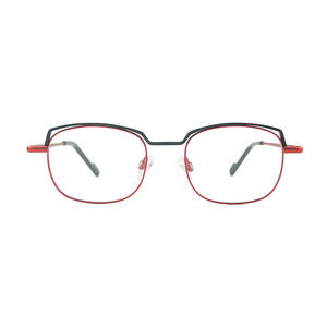 2024 स्टेनलेस स्टील ऑप्टिकल फ्रेम आईवियर यूनिसेक्स स्पेक्टैकल एंटी ब्लू लाइट ब्लॉकिंग फनी डिजाइन चश्मा - Product Image 3