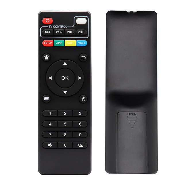 Ihomemix Remote Control for H96 Android TV Box Smart IR Remote Controller with KD Function for H96 Max Set Top Box