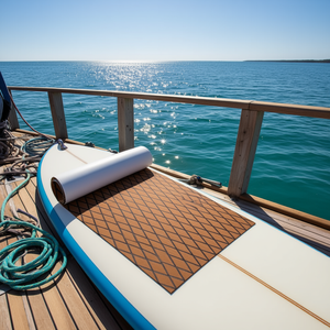 Tapis de sol en mousse EVA marron antidérapant pour bateau et planche de surf, installation facile, design moderne - Product Image 2