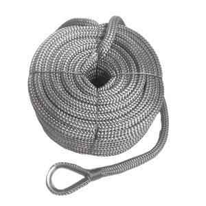 1/4 5/16 3/8 1/2 5/8 Corde <span class=keywords><strong>plate</strong></span> tressée en nylon de 3/4 pouces pour les lignes d'ancrage et d'amarrage et les fournitures marines - Product Image 4