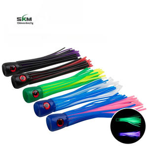 เหยื่อตกปลาเรซิ่น SKM 21 กรัม 150 มม./6 นิ้ว สำหรับปลาทูน่า ปลาหมึก ปลากระเบน ตกปลาทะเลน้ำเค็ม ปลาซาลมอน ปลาแมฮี - Product Image 1