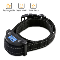 Wasserdichtes wiederauf lad bares Anti-Barking-Hunde halsband Anti-Bark-Kontroll halsband Hunde-Trainings halsbänder