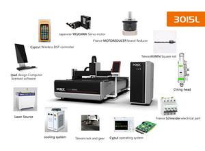 Machine de découpe au <span class=keywords><strong>laser</strong></span> à fibre à mise au point automatique pour métaux d'<span class=keywords><strong>occasion</strong></span> - Product Image 6