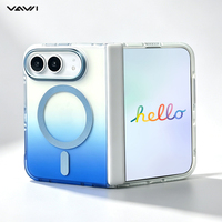 VAWI B002 Coque de téléphone antichoc tendance en PC rigide avec coussin d'air pour iPhone Duo, compatible avec la charge magnétique sans fil pour iPhone 18 17 16 Pro Max
