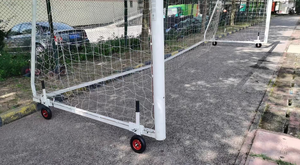 Ruedas de portátil con ruedas giratorias de fácil instalación, de 8 pulgadas de diámetro, para porterías de fútbol, campos de fútbol y columnas de portátiles. - Product Image 6