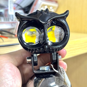 Đèn pha phụ trợ <span class=keywords><strong>mini</strong></span> hình cú mèo LED cho xe máy, đèn sương mù, đèn chiếu sáng LED cho xe máy - Product Image 1