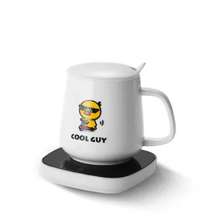 नई कप हीटर गरम स्मार्ट थर्मास्टाटिक कप कोस्टर हीटिंग चटाई कॉफी/दूध/चाय गरम पैड हीटिंग मग कोस्टर