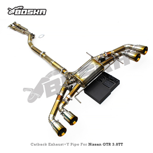 Sistema de Escape Valvetronic de Titanio OEM para Nissan GTR GT-R R34/R35 3.8TT 2008-2023, Silenciador Catback, Turbo, Alto Rendimiento - Product Image 6